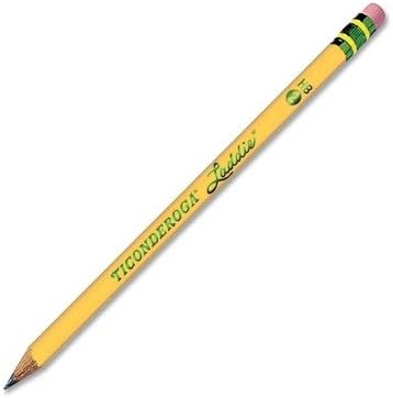 DIX13304 - Dixon Ticonderoga Laddie Woodcase Pencil w/ Eraser