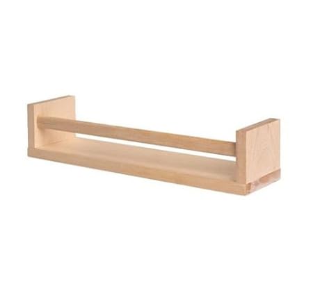 Ikea 6 Wooden Spice Rack Nursery Book Holder Bath Kitchen Storage
