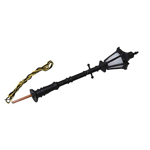 Iceyon 1:75 Scale Street Lamp Model LED Courtyard Lamppost Street Park Light Model Railway Model Trains Pack of 8 (H-6#) - Thumbnail 4