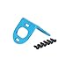 HobbyCrawler Adjustable 540 Motor Mounting Mount Fixed Bracket Holder for Wltoys 1/12 12428 12423 12628 FY01/02/03/04/05 Desert Buggy Short Course RC Car Upgrade Parts(Blue)