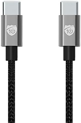 i10 Power Series 6 ft Nylon Braided USB-C Cable - Apple MFI Certified for Macbook, Android Phones, Tablets, Laptops