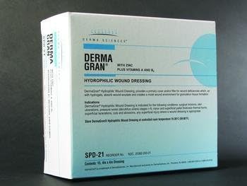 >Nutragauze drs gel 4x4 in. Dermagran -B Hydrophilic Wound Dressing by Specialty wound careHydrogels