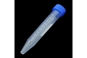 zoomto 10mL Centrifuge Tubes,200 PCS Conical Tubes Sterile/2Bag Pack,Leak-Proof Screw Caps(Blue), Plastic Container with Write Marks, Non-pyrogenic, DNase/RNase Free