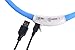 Illumiseen LED Dog Necklace Collar - USB Rechargeable Loop - Available in 6 Colors - Makes Your Dog Visible, Safe & Seen