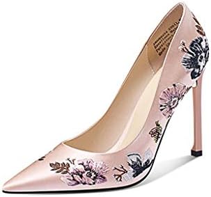 high heels with flowers on them