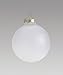 Darice Frosty, Heavy Duty, Round Glass Balls – Removable Top - Can Be Painted, Embellished and Filled – Make Customized Holiday Ornaments – Perfect for Crafting and Winter Décor, 70mm (6 Pieces)