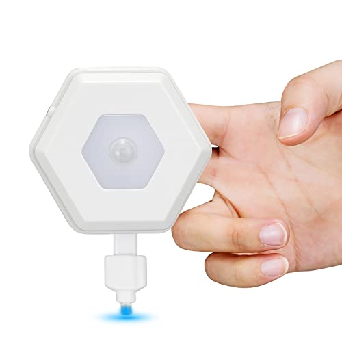 Toilet Night Light 2 Pack, Motion Sensor Activated LED Lamp, 8-Color Toilet Light up for Bathroom Decor, Kids Bathroom Set Cool Stuff (2 Pack)