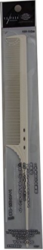 YS Park 106 Extra Long Tail Comb - White