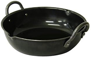 Joint iron pure iron tempura pot 24 cm