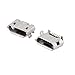 uxcell Micro USB Type B 5 Pin Female Charging Port Dock Jack Connector 10 Pcs