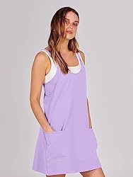 ANRABESS Women Summer Mini Romper Dress Workout