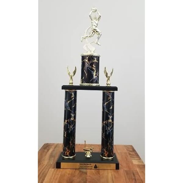 フリー Same Day Awards 2 Post Male Billiard Trophy 18 Inches3位Personalize