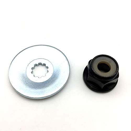 RayTour Replacement Blade Adapter Kit for STIHL String Trimmers Brush Cutter Maintenance Thrust Washer Rider Plate Collar Nut Screwdriver for Stihl Lawn Mower - Thumbnail 2