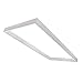 Surface Mount Kit for 2x4 LED Flat Panel Light Fixture - KIT ONLY - Fixture NOT Included