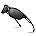 black matte frame with black lens