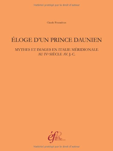 Éloge d'un prince daunien
