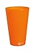 Cypress 2SPT004 SiliPint Tough Tangerine Shatterproof Silicone Pint Glass, 16 oz, Multicolored