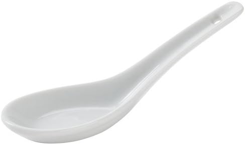 Amazon Com Cac Cn 41 0 6 Oz Ceramic Chinese Soup Spoon Asian