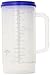 Medline Graduated Insulated Carafes, Clear, 28 Oz