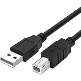 Storel Printer Cable USB Cable Cord 10 Feet Compatible with Brother HL-L2380DW,HLL2390DW,HLL2395DW,HL-L2350DW,HL-L6200DW, HL-L5200DW,HL-L3230CDW,HL-L2300D,HL-L2320D,HL-L3290CDW,HL-L8360CDW