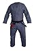 Your Jiu Jitsu Gear Brazilian Jiu Jitsu Gi Uniform Set | Premium Quality BJJ 450 GSM Pearl Weave Fabric | Grey/A2 | Free White Belt | Competition & Training | 100% Cotton|