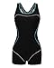 ReliBeauty Womens Boy-Leg One Piece Swimsuit