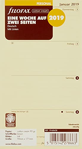 Filofax 000019 68458 Calendar