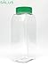 SalusWare Clear PET 32 Oz Spice Jars with Lined