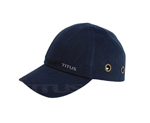 Titus Lightweight Safety Bump Cap - Baseball Style Protective Hat (Navy Blue) by TITUS CSE