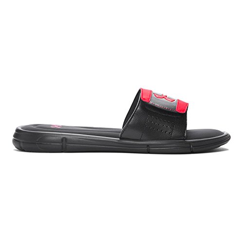 Under Armour Men's Ignite V Slide, Black/Red, 10 D(M) US