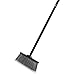 Fuller Brush Black Kitchen Broom – Heavy Duty Floor Sweeper with Fine Bristles & Adjustable Steel Handle - Dust Sweeping for Home or Office Wood, Laminate, Linoleum and Tile Floors (Broom Complete)