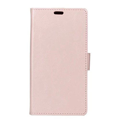 LG X Cam Case, Crazy Horse Texture Grain Pattern PU Leather Case Cover Solid Cover Case Horizontal Flip Stand Case Wallet Case With Card Slots For LG X Cam ( Color : Pink , Size : LG XCam )