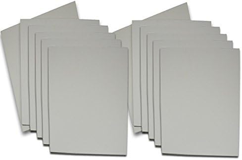 Battleship Gray Traditional Carving Printing Studio 24 Classroom Studio Pack of Firm Sheets Unmounted Artist Printmaking Art Tool Set (5 x 7")