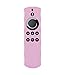 Silicon Case for Alexa Voice Remote for Fire TV and Fire TV Stick by 1XD GEAR (Pink Purple)