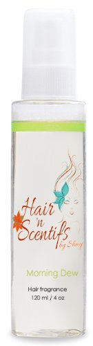 Hair Fragrance - Freshens Your Hair - Blocks Odors - Leaves Hair Fresh and Scented Between Shampoos - Scent (Morning Dew)