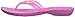 crocs Women's Isabella W Flip Flop, Vibrant Pink/Party Pink, 9 M US