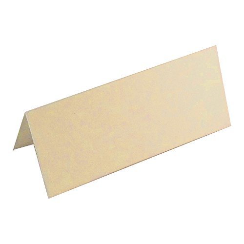 UK Card Crafts 100 X Ivory Place Cards For Weddings & Parties