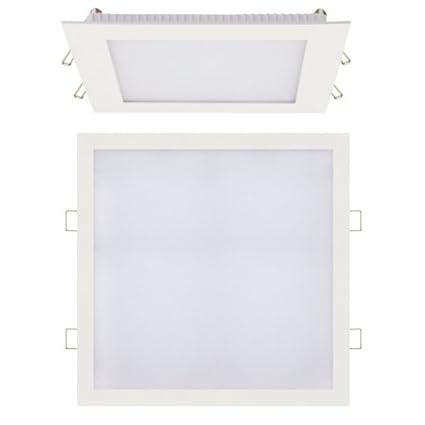 [2 Stück] ONE-MIN HM72 24W LED Panel Slim 300 x 300 mm eckig neutralweiss, 24W Einbaustrahler, Einbauleuchte, Deckenleuchte, 