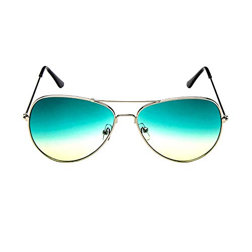 Pausseo Unisex Womens Mens Outdoor Casual Metal Frame Polarized Aviator Gradient Mirrored Lens Sunglasses Summer Sports Running Cycling Fishing Driving Hiking Radiation Protection Summer Glasses