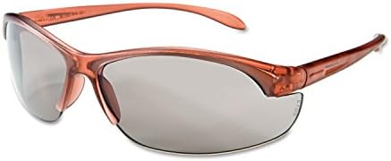 Sperian Protection W203 Womens Eyewear, Dusty Rose Frame, TSR-Gray Anti-Scratch Lens, One Size