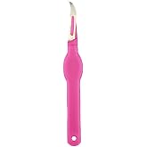 HAHIYO Pink Seam Ripper Ergonomic Grip Thread Stitch Remover Tool Sewing Stitch Cutter Thread Ripper Unpicker Sewing Accessory&amp;Supply for Crafting Notions Quilting Sewing Hem, 5.4-Inch 2PCs