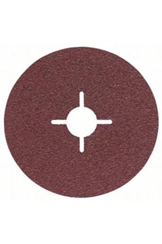 BOSCH 2608605466 115MM X 22.23MM P60 Alum Oxide Fibre Sanding Discs for Metal