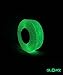Glowz Glow in the Dark Photoluminescent Green Luminous Tape 30' ft Length x 1 Inch Wide High Luminance, Waterproof, Removable