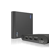 UNU Superpak 15000mAh 4.4A Portable Charger External Battery Pack Power Bank w/ MicroUSB Cable for iPhone 6S, 6, 6 Plus, 5S 5, iPad, Mini, Galaxy Note 5, S6 S5 -Black