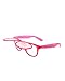 EmazingLights Transparent Flip Up Diffraction Prism Rave Glasses (Red)