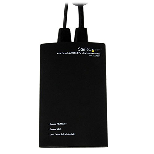 KVM Console to USB 2.0 Portable Laptop Crash Cart Adapter -  Laptop KVM Server Console Adapter