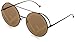 Fendi Women's Round Holographic Sunglasses, Brown/Brown Gold, One Size
