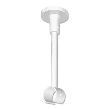 INTERDECO Gardinenstangen Deckenträger/Deckenhalter Weiß 13 cm Abstand