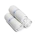 Waterproof Baby Changing Pad Liners Washable Dryer Safe Portable Extra Large 3 Pack Kalostar (White)