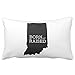 Bigdream Coral Pink Ombré Love Pillow Decorative Throw Pillowcase Cushion Case 16 X 16
